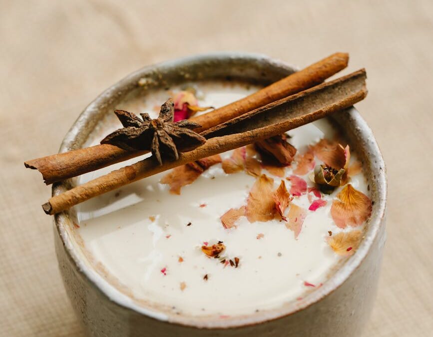 cup of masala chai on table